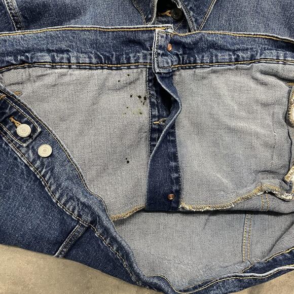 Old Navy Jacket Womens 2X Blue Denim Jean Trucker Button Front Pockets Plus Size - Picture 7 of 8